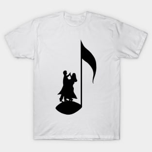 Dancing on the musical note T-Shirt